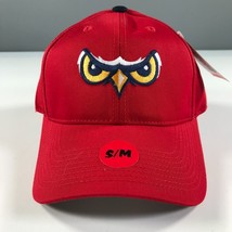 Orem Owlz Hat Small Kids Boys Small Medium Size Red Curved Brim Strapback - $207.53 MXN