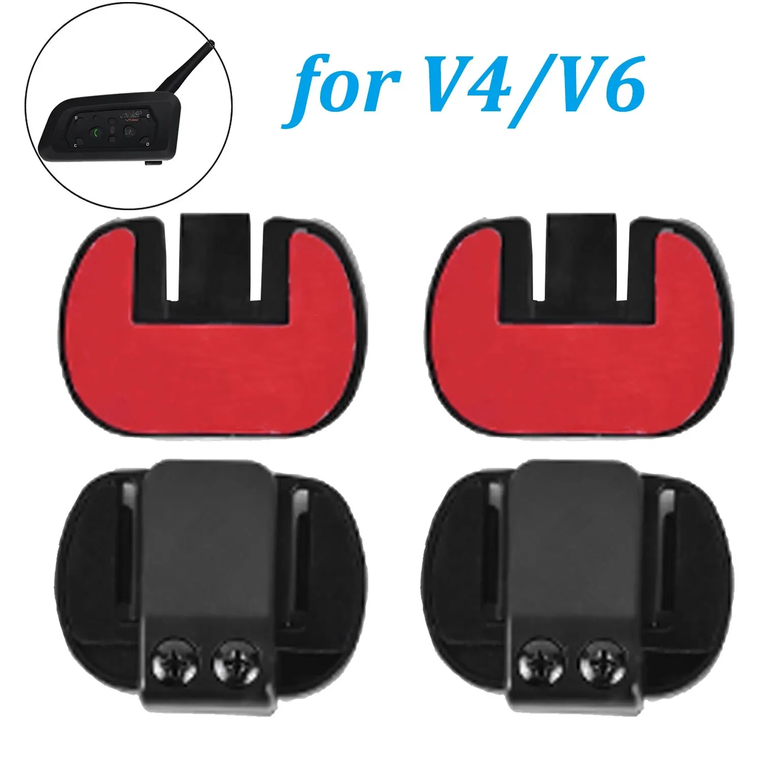 2PCS for EJEAS V6 Pro V4 PLUS(3.5mm Jack) Mounting Clip Double-Sided Tape Base - £10.49 GBP+