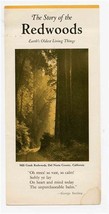 The Story of the Redwoods Brochure SAVE THE REDWOODS 1930&#39;s - $17.87