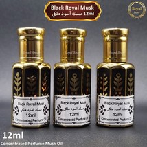 Black Royal Musk 12ml Concentrated Arabic Thick perfume tahara oil مسك ا... - $12.73+