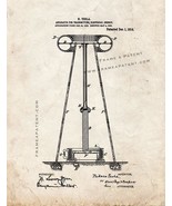 Tesla Apparatus For Transmitting Electrical Energy Patent Print - Old Look - $9.95+