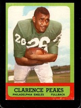 1963 Topps #113 Clarence Peaks Ex Sp Eagles *X32864 - £3.90 GBP