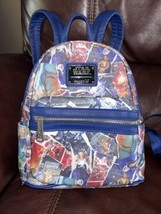 Disney Parks Loungefly Star Wars Movie Poster Collage Backpack Limited (R9) - $54.45