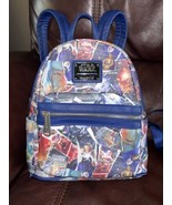 Disney Parks Loungefly Star Wars Movie Poster Collage Backpack Limited (R9) - £42.81 GBP