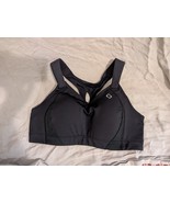 Moving Comfort Juno Sports Bra Black High Support Adjustable Size 38C Brooks - $27.72