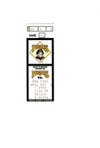 Sep 5 1990 NY Mets @ Pittsburgh Pirates Ticket Zane Smith 1 Hitter - £15.56 GBP