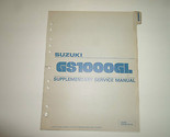 1981 Suzuki GS1000GL Supplementary Service Manual FACTORY OEM BOOK 81 DE... - $19.95