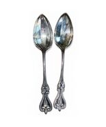 2x Antique Sterling Silver Old Colonial Teaspoon Soup Spoon By Towle Sil... - $197.99