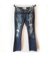 BKE Denim Bootcut Sabrina Stretch Distressed Dark Wash Jeans Women&#39;s 28x... - $41.01 CAD