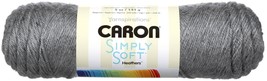 Caron Simply Soft Heathers Yarn Grey Heather H9700H-9509 - £16.15 GBP