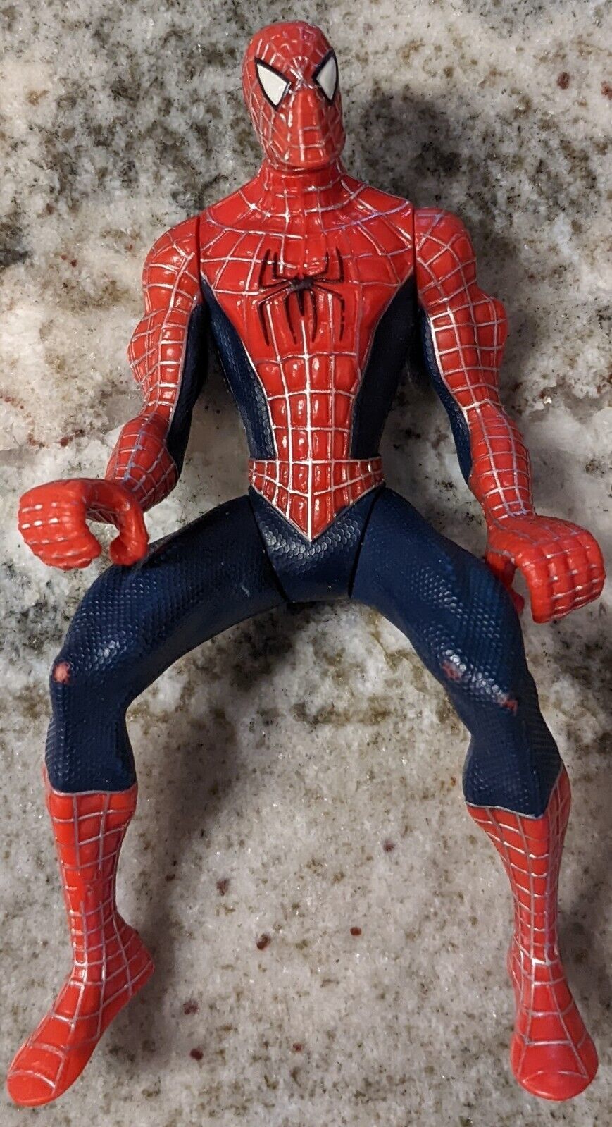 Spiderman The Movie Riding/Sitting Position Action Figure ~ 2002 ~ Hasbro - $5.50