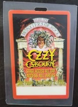 BLACK SABBATH / OZZY OSBOURNE 1995 ORIGINAL VINTAGE TOUR LAMINATE BACKST... - $27.38 CAD
