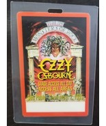 BLACK SABBATH / OZZY OSBOURNE 1995 ORIGINAL VINTAGE TOUR LAMINATE BACKST... - $20.00