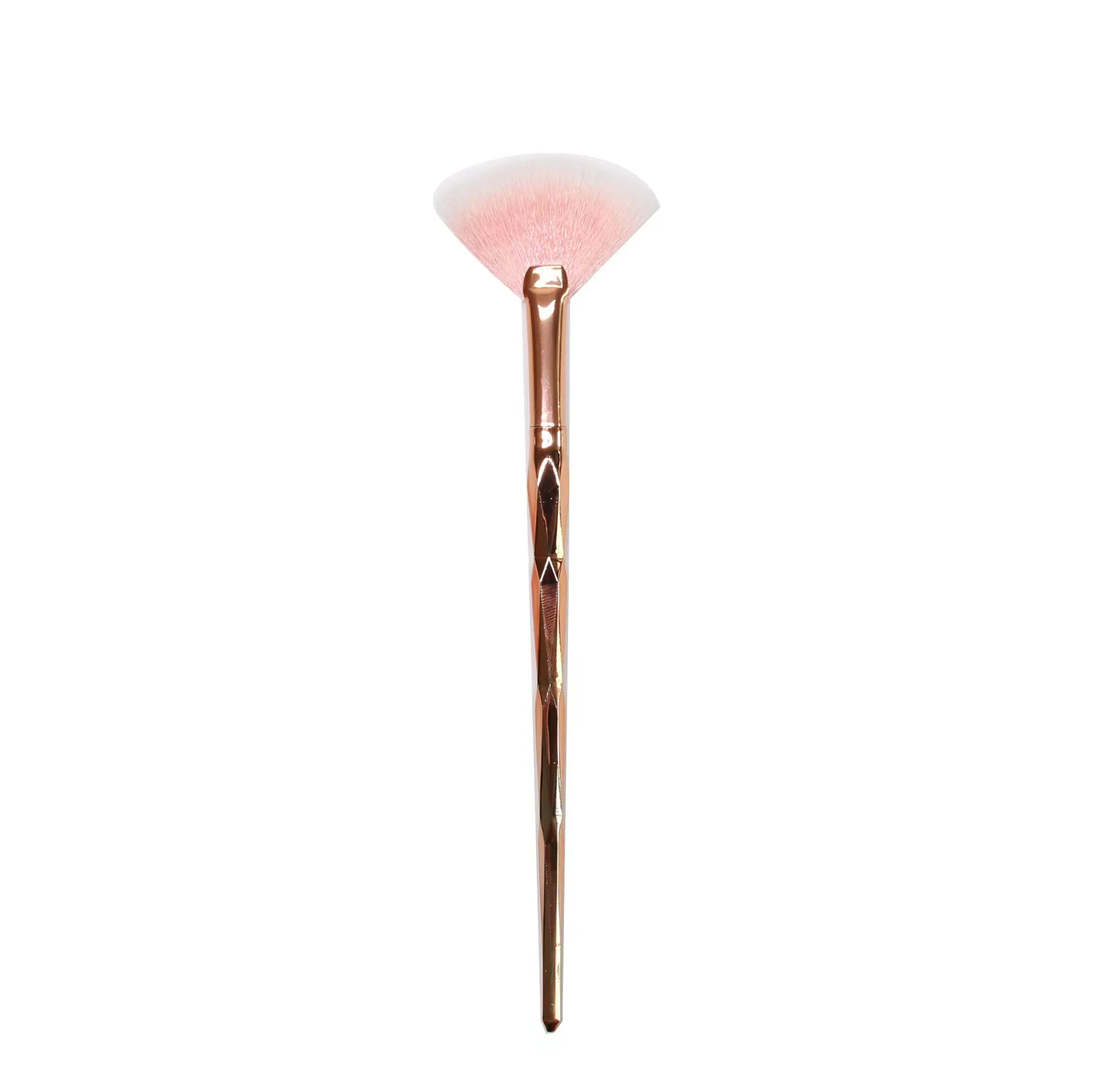 Ceramic Coloring Fan Brush Nylon Soft Bristles DIY Ceramic Underglaze plum - $4.72