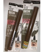 lot of 2 Maybelline Brow Extensions Fiber Pomade Crayon 255 soft brown - $13.57 CAD
