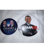 Obama 2 President political buttons 2008 Biden - £7.46 GBP