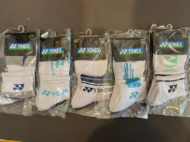 Yonex 2020 Sports Socks Women Badminton Tennis Casual Crew Socks 5pcs 20... - £19.56 GBP