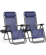 2 Zero Gravity Portable Recliner Camping Patio Outdoor Garden Lounge Chair - $1,863.53 MXN