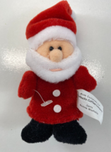 Vintage 4 in Starbucks Christmas Finger Puppet Collectible 2000 Santa - £10.27 GBP