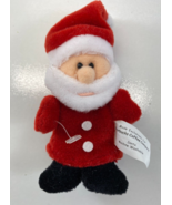 Vintage 4 in Starbucks Christmas Finger Puppet Collectible 2000 Santa - $17.46 CAD