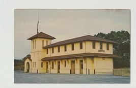 Postcard AL Alabama Bridgeport L&amp;N Railroad Depot Passenger Depot Unused... - $4.95