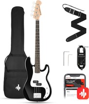 Donner Electric Bass Guitar Dpb-510D, 4 Strings, Full-Size Standard Bass - £173.56 GBP