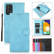 For Samsung A51 A71 A52 A32 A50 A32 A72 Leather Magnetic Wallet Flip Cas... - £52.61 GBP