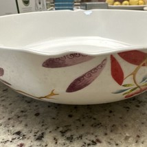 Spode Lucia Serving Bowl 11” Multi Color Nwot Floral Beautiful - £70.98 GBP