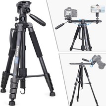 74.8&quot; Camera Monopod Horizontal Tripod 3-In-1 Tripod With 360°, By Innorel. - £70.82 GBP