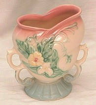 Hull Art Pottery Vase Art Deco Wild Flowers Doubled Handle W-5 Vintage 1940s - £15.56 GBP