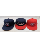Lot of 3 Montreal Canadiens Hats Men&#39;s Center Ice Reebok Blue &amp; Red NHL ... - $29.69