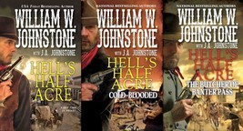 The Hell&#39;s Half Acre Series Collection Set Books 1-3 by William W Johnstone - £17.13 GBP
