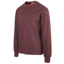 OBEY Men&#39;s Maroon Waffle Flower Thermal L/S T-Shirt - £11.42 GBP