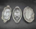 Vintage Federal Anchor Hocking Indiana Glass Mid Century Oval Dishes - L... - $18.78