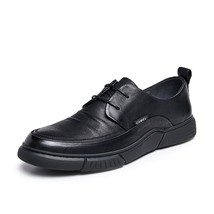 Genuine Leather Business Shoes Men Soft-soled Cowhide Casual Comfortable Fashion - £117.23 GBP