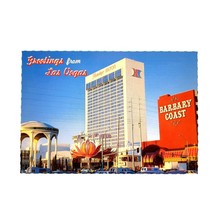 Vintage Postcard Flamingo Hilton Barbary Coast Casino Hotels Las Vegas Nevada - £9.39 GBP
