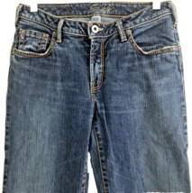 Silver Boot Cut Flare Leg Jeans Womens 29&quot; x 32&quot; Stretch Flex Thick Stit... - $22.99