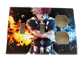 Anime Combination Decorative Rocker &amp; Two Toggle Light Switch With Screws - £7.96 GBP
