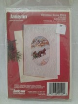 Janlynn Counted Cross Stitch Kit #125-105 Sleigh Ride ~ Donna Vermillion Giampa - £8.53 GBP
