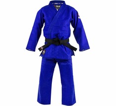 New Fuji Sports Mens Kids Womens Double Weave Judo Gi Kimono  - Blue - £88.10 GBP