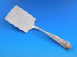 Tudor by Knowles Sterling Silver Waffle Server Brite-Cut Roses 7 5/8&quot; - $256.41