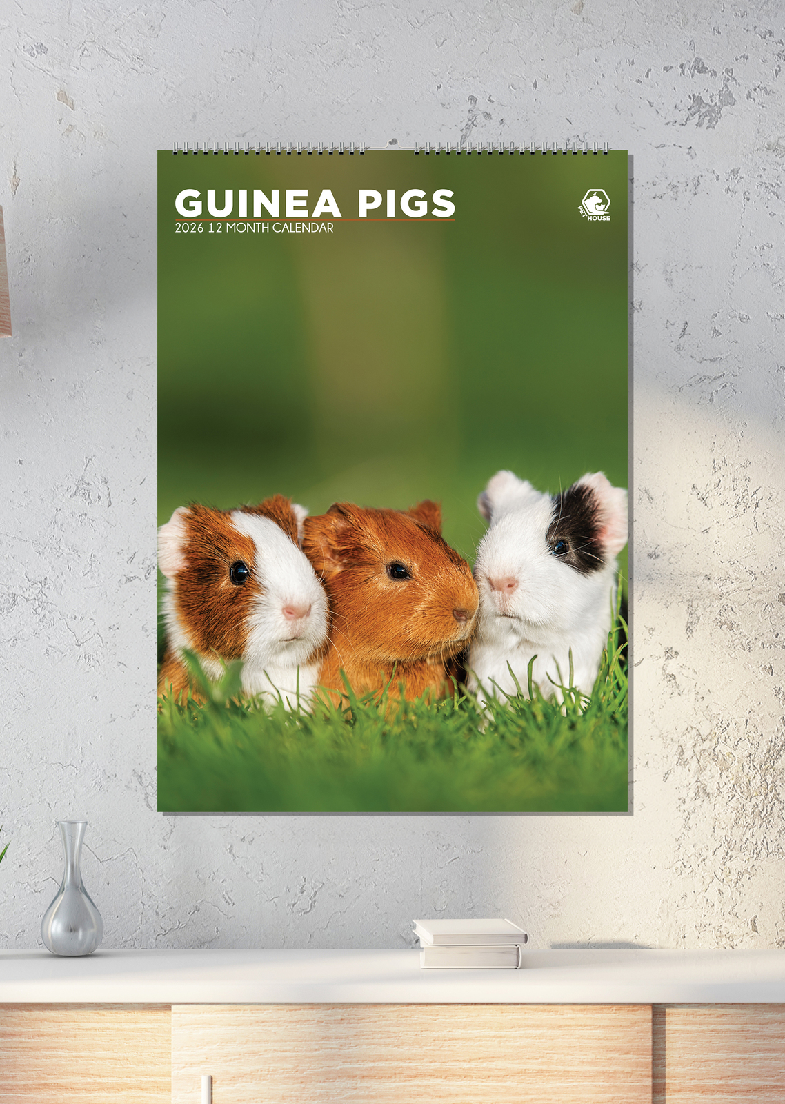 Guinea Pigs Calendar 2026 - $19.99
