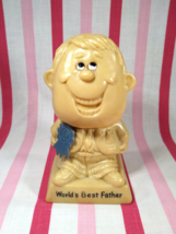 FUN 1970&#39;s R &amp; W Berries Co&#39;s Sillisculpt World&#39;s Best Father Retro Stat... - £9.48 GBP
