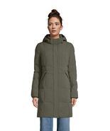LANDS' END Stretch Long Down COAT Size: XLP EXTRA LARGE Petite 18P New S... - $199.00