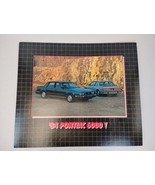 1984 PONTIAC 6000 Showroom Dealer Advertisement 17x20 Cardboard Rare Col... - $3,763.16 MXN