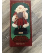 1999 Christmas Fantasy Wonderland Santa Musician Accordion Plays Music A... - £15.76 GBP
