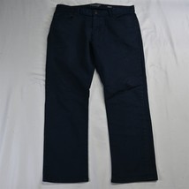 Banana Republic 36 x 30 Slim Travel Brushed Navy Blue Stretch Denim Mens Jeans - £19.26 GBP