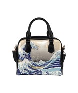 The Japanese Tsunami Great Wave PU Leather Shoulder Handbag Bag - €32,57 EUR