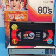The Living Daylights, Classic Retro VHS Tape Night Lit, James Bond 007 Lamp Gift - £14.98 GBP