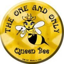 The One and Only Queen Bee Novelty Metal Mini Circle Magnet CM-167 - £10.21 GBP